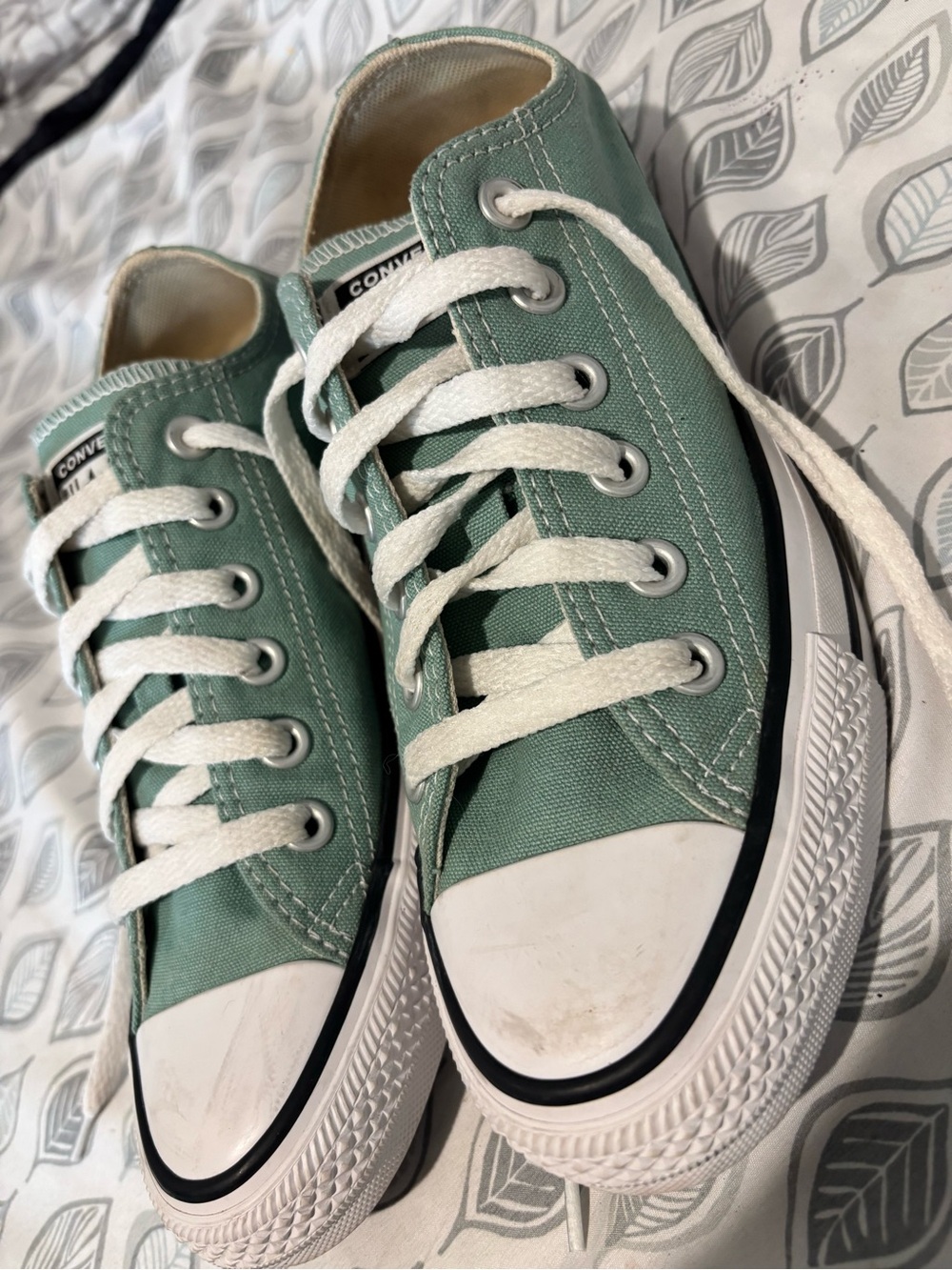 Converse unisex Mint Green Low Top Sneakers